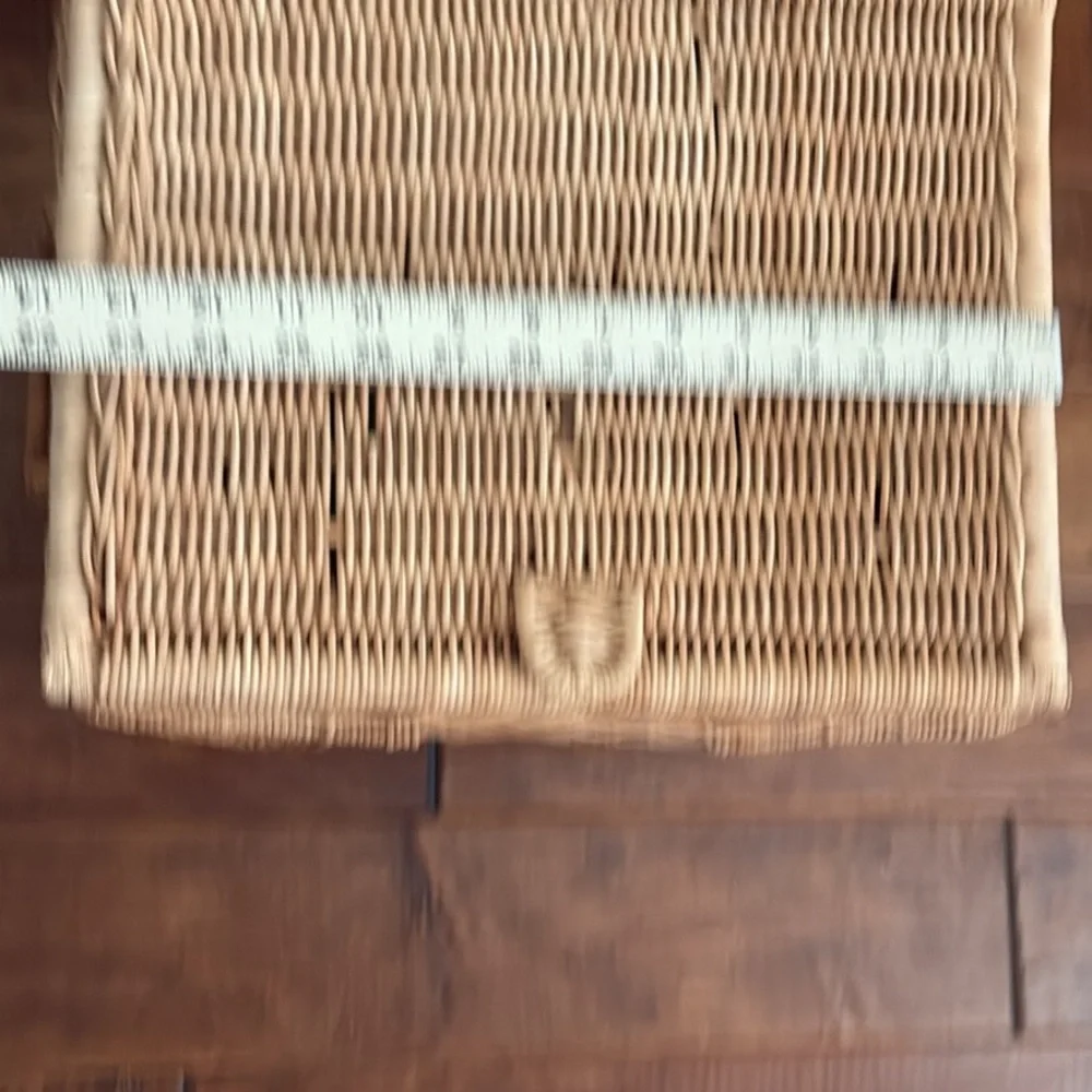 Elephant Wicker Storage Basket